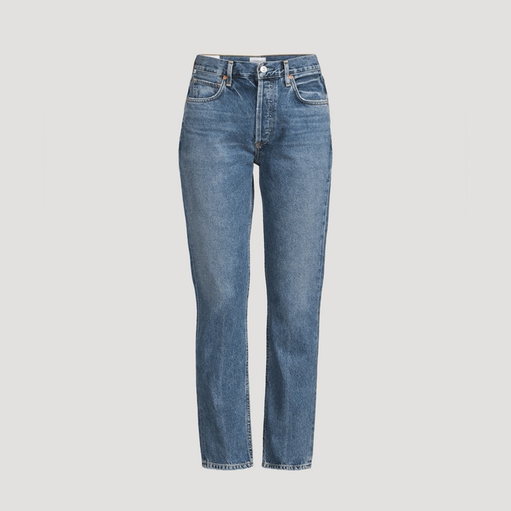 Classic Straight Leg Jeans - Blue